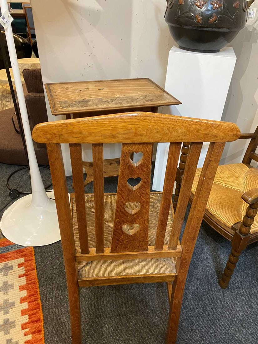 Arts and Crafts, a set of six chairs, - 11