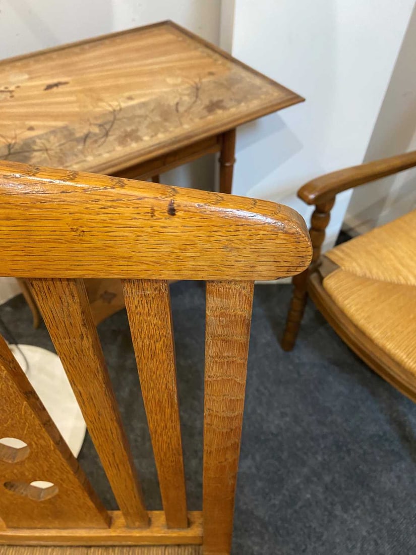 Arts and Crafts, a set of six chairs, - 17