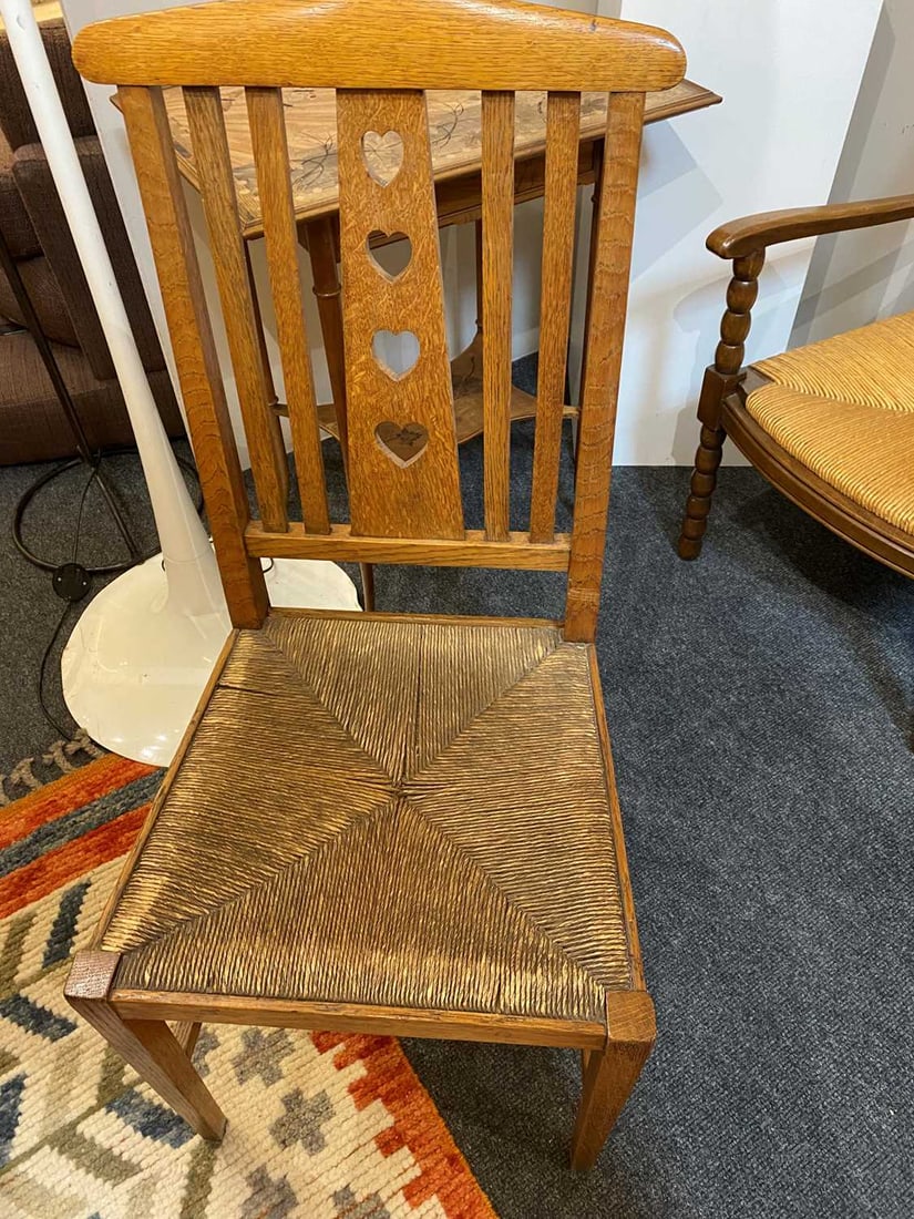 Arts and Crafts, a set of six chairs, - 20