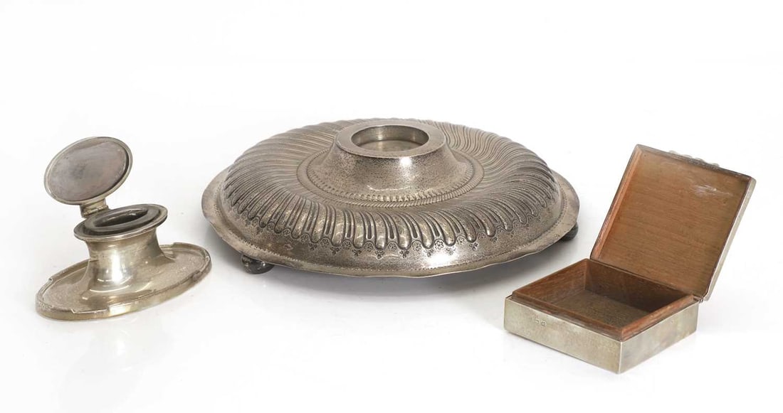 A Victorian silver centrepiece stand or base, by John Septimus Beresford, London, 1889, - 2