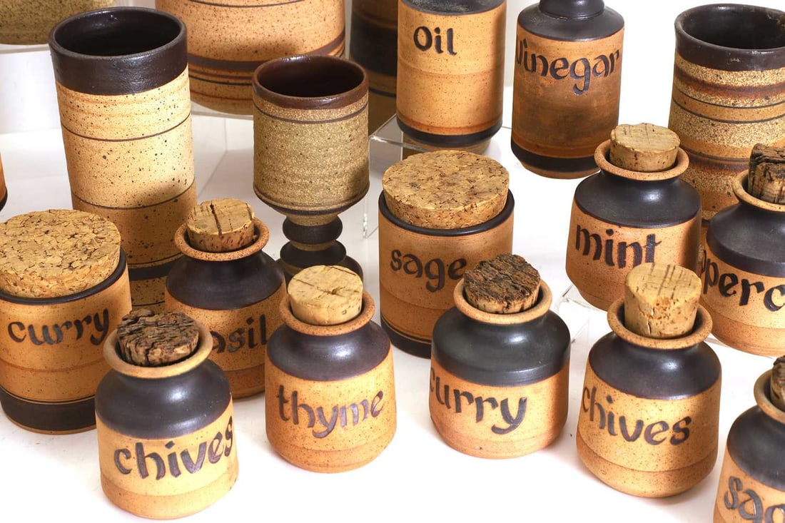 A large collection of George Dear Studio Pottery, - 2