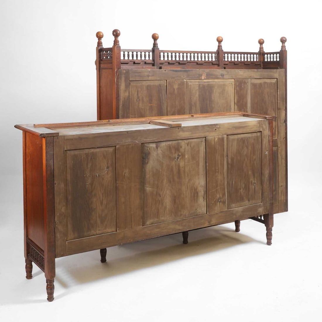 A Gillows of Lancaster mahogany display cabinet, late 19th century, - 4