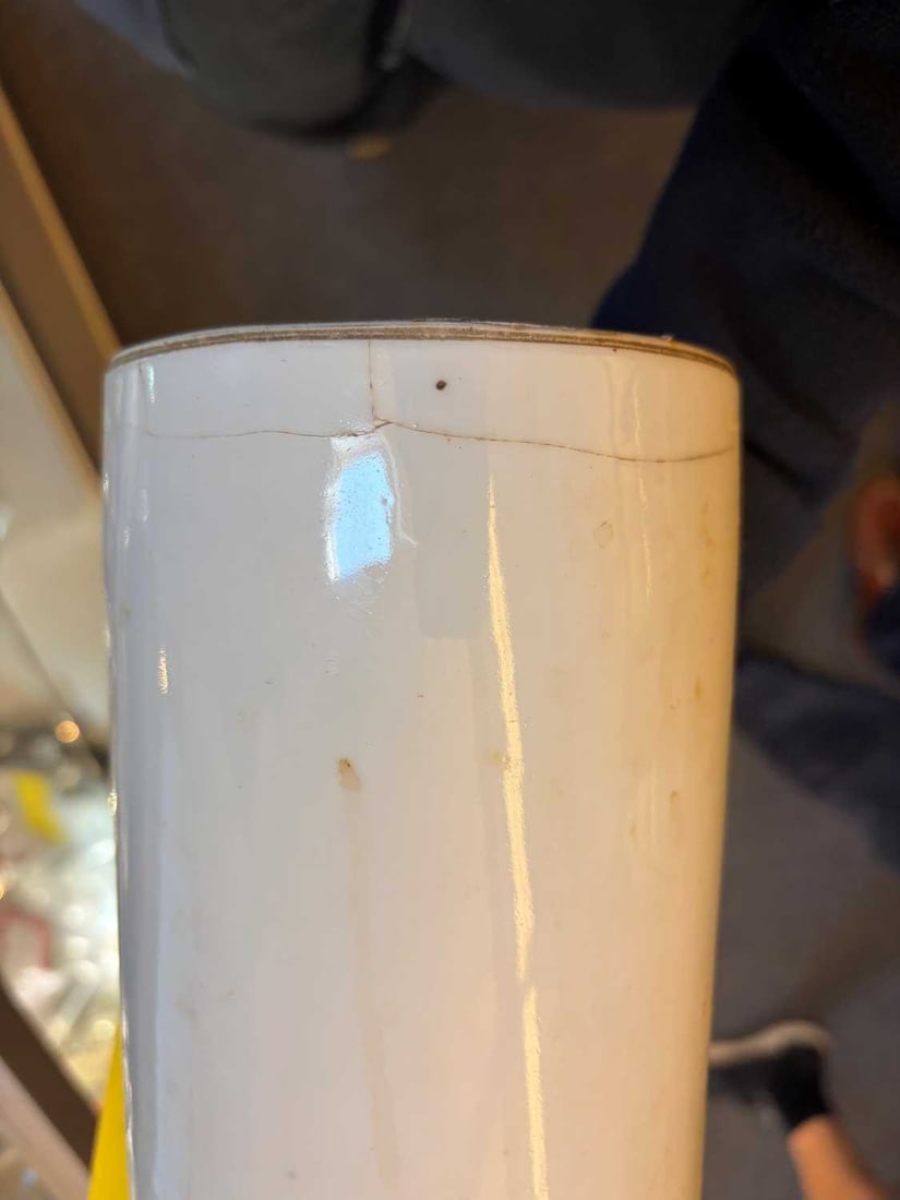 A Chinese porcelain sleeve vase, circa 1900, - 13