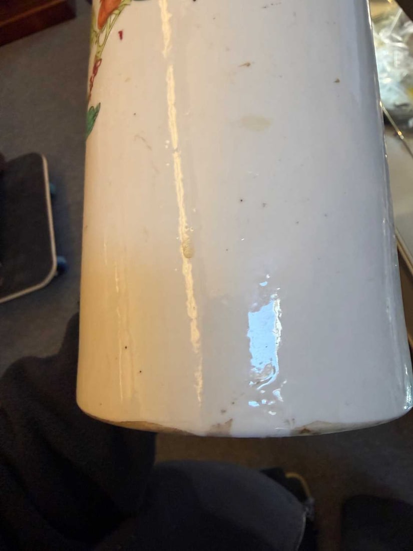 A Chinese porcelain sleeve vase, circa 1900, - 16