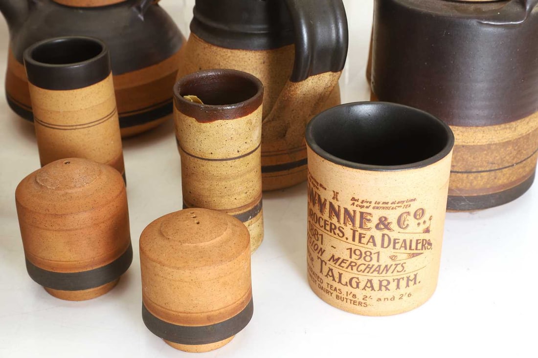 A collection of studio ceramics, - 2