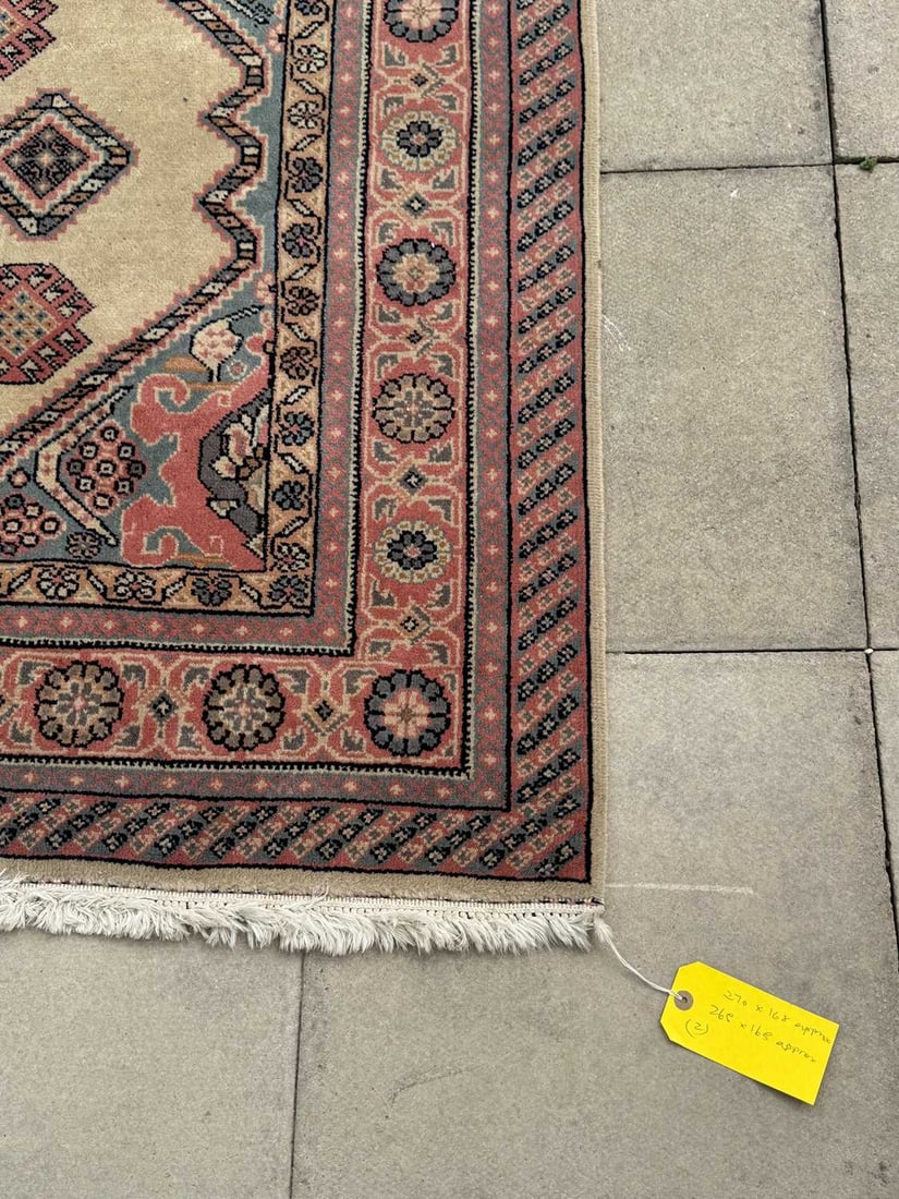Two Persian style wool rugs, 20th century, - 2