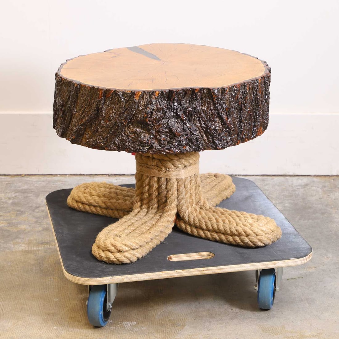 Lisa Culley (Contemporary) A small table tree slice table (1 of 2)