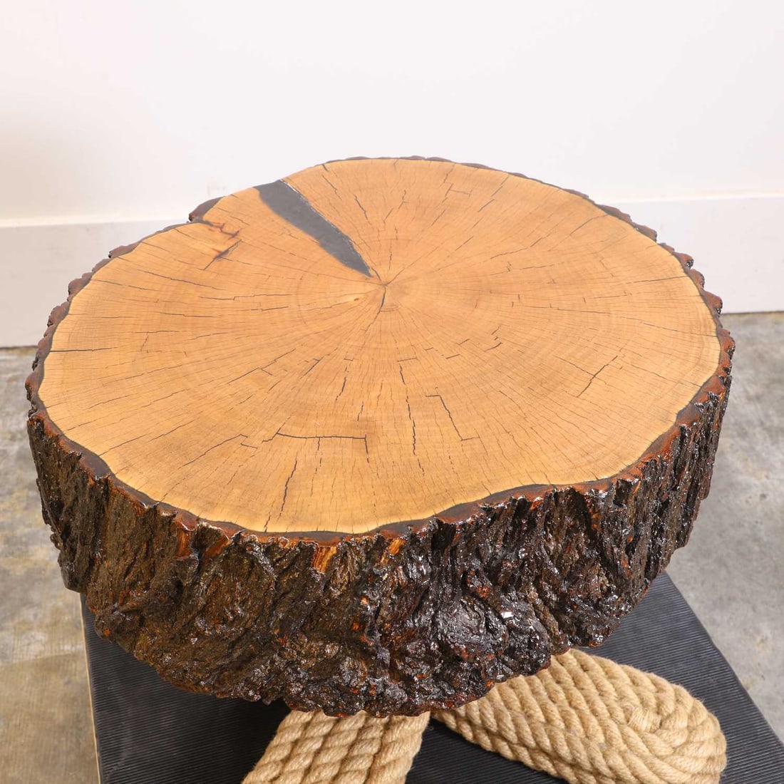 Lisa Culley (Contemporary) A small table tree slice table - 2
