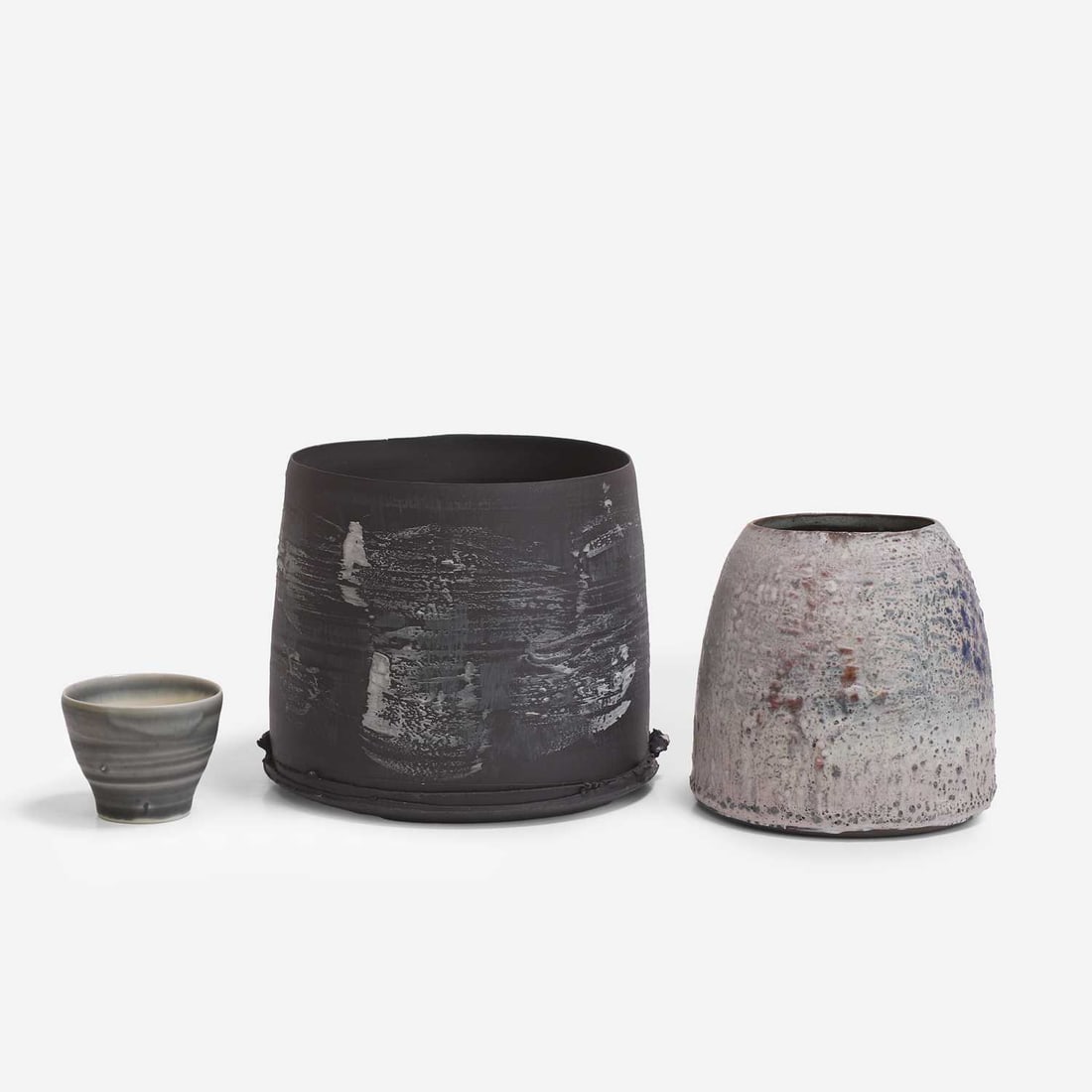 Jacqui Ramrayka (Guyanese-British, b.1967), three vases, - 3