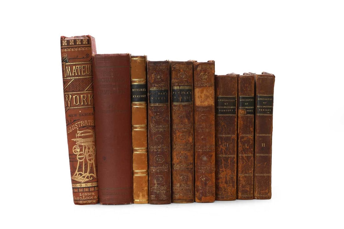 Anecdotes of Some Distinguished Persons.: Anecdotes of Some Distinguished Persons. Chiefly of the Present and Two Proceeding Centuries, 3 vols, 1795; Peter Pindar: The works, in 3 Vols, 1794. With a frontis portrait; Joseph Butler The Analogy
