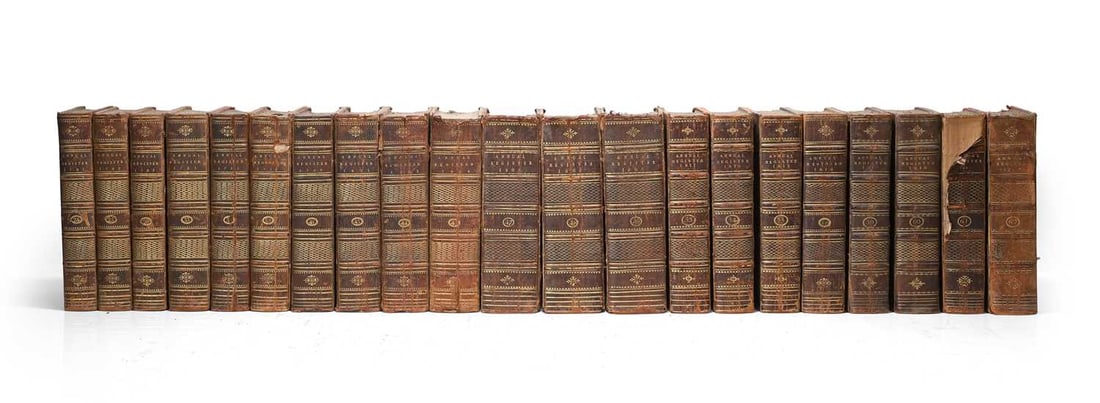 The Annual Register or a View of the History, Politics and Literature, 21 vols,: The Annual Register or a View of the History, Politics and Literature, 21 vols, 1800-1820. Cont. full treecalf, rubbed. (21)