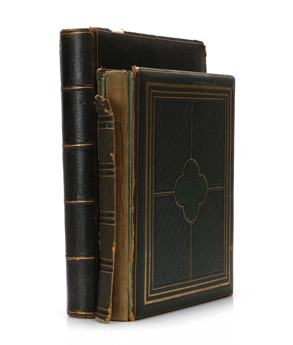 Two Photograph albums, ENGLAND & SCOTLAND: 1- Folkestone 1878 - 2