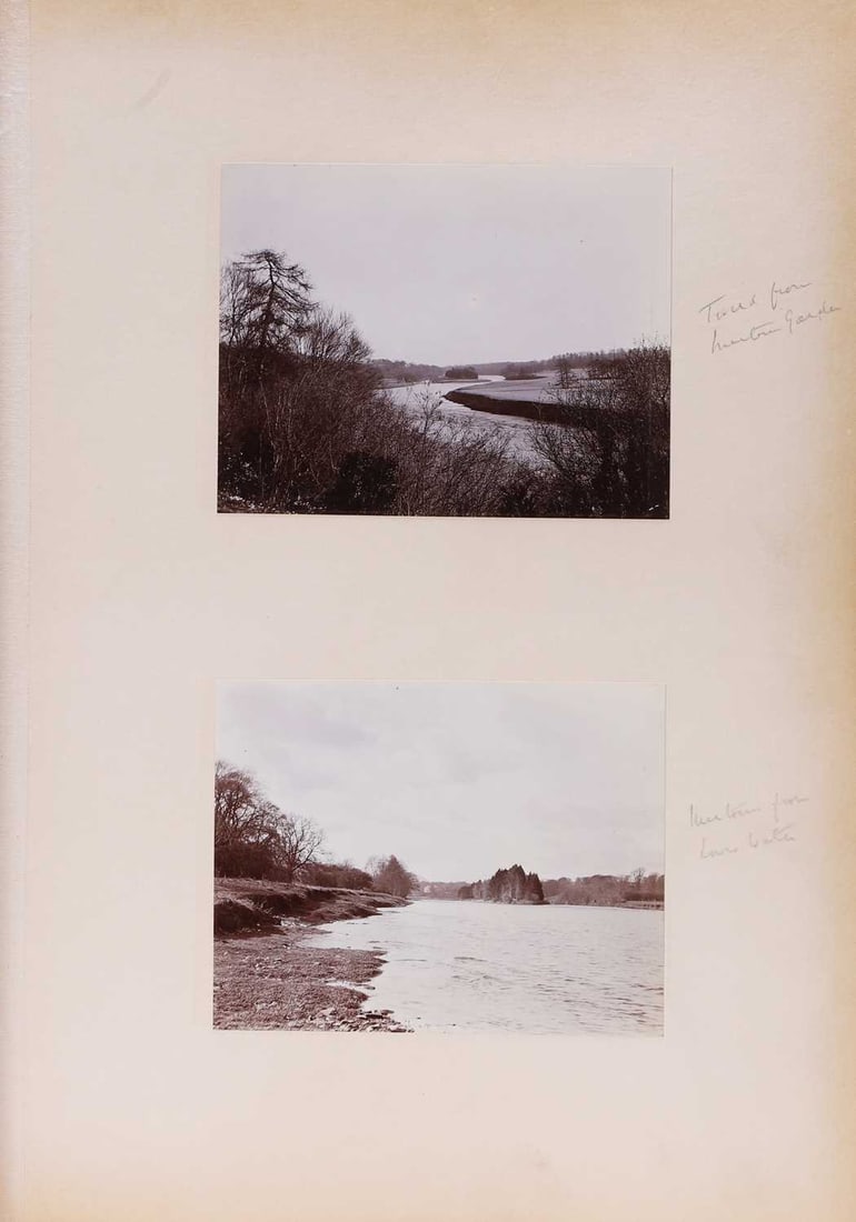 Two Photograph albums, ENGLAND & SCOTLAND: 1- Folkestone 1878 - 3