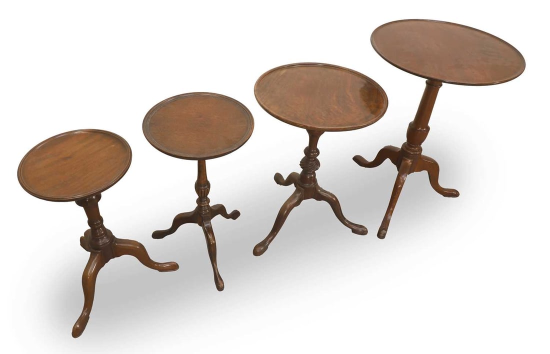 A collection of wine tables, 18th century and later, - 2