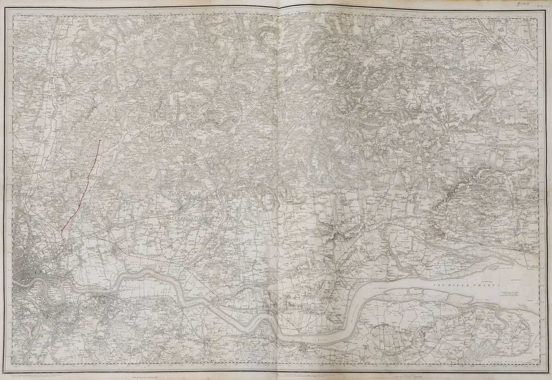ESSEX MAPS: 1- A New Map of the County of Essex Divided Into Hundreds, - 2