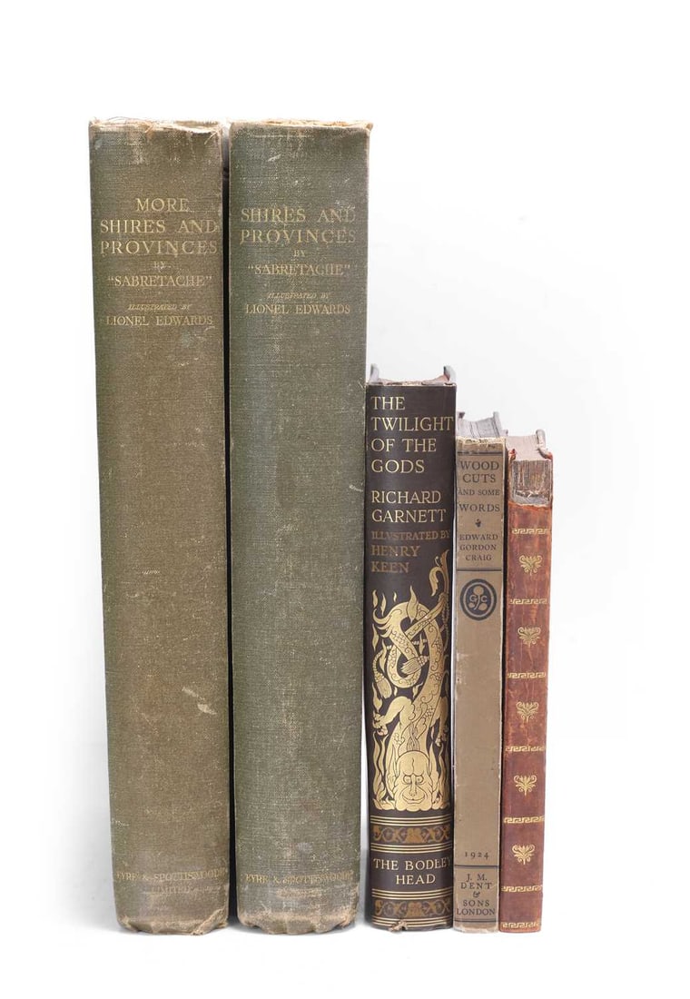 Illustrated: Lionel Edwards (ill): 2 Vols. ‘Sabretache’ Shires and Provinces: Illustrated: Lionel Edwards (ill): 2 Vols. ‘Sabretache’ Shires and Provinces and More Shires and Provinces, 1926; New Sporting Magazine A Plate volume from vols. 1,4, 7, 10 & 13.
