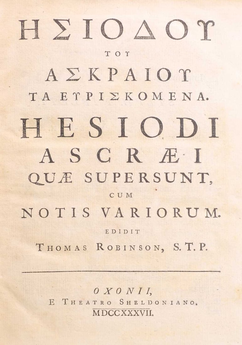 CLASSICS: 1- Tertullian: Opera Omnia, Five volumes/parts in one. - 2
