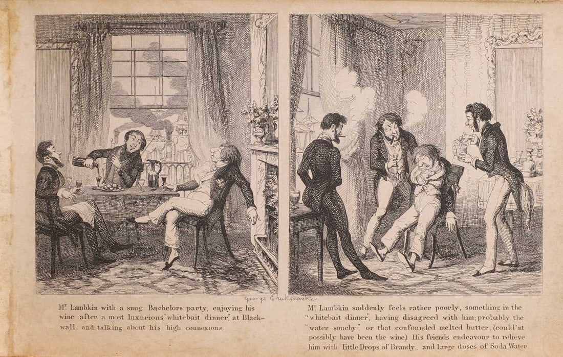 Illustrated: SIGNED: Cruikshank, George: The Bachelor's Own Book - 7