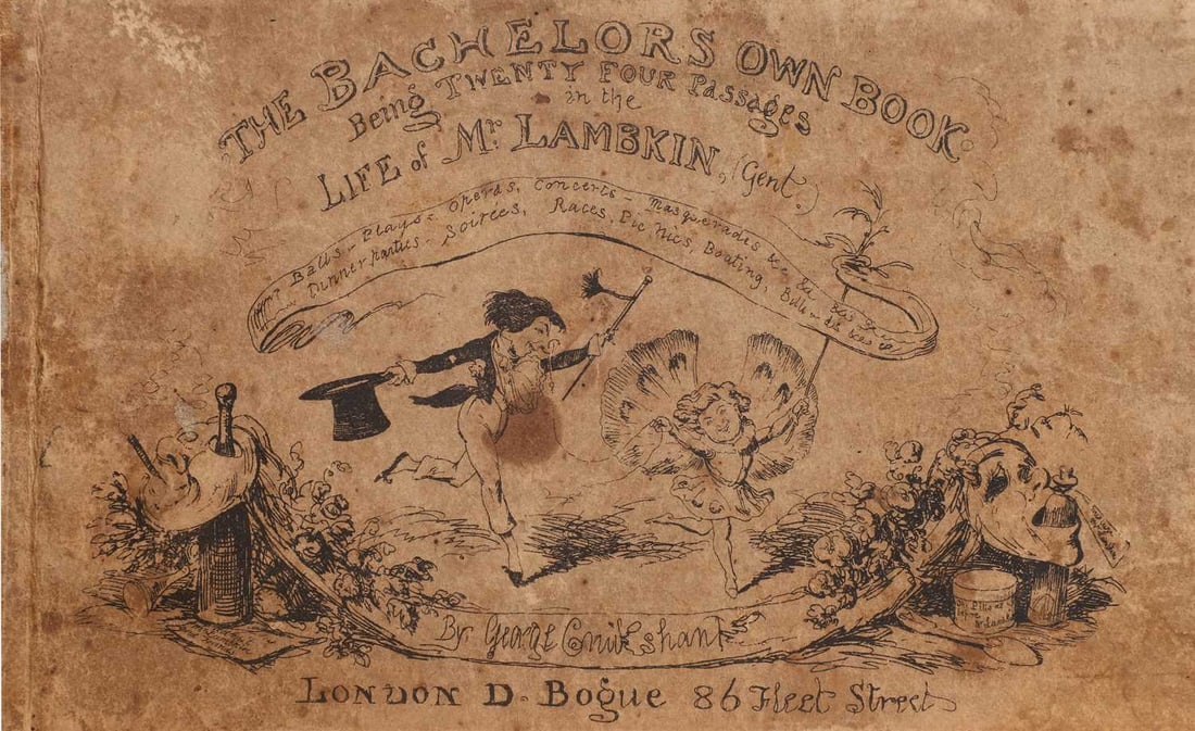 Illustrated: SIGNED: Cruikshank, George: The Bachelor's Own Book - 8