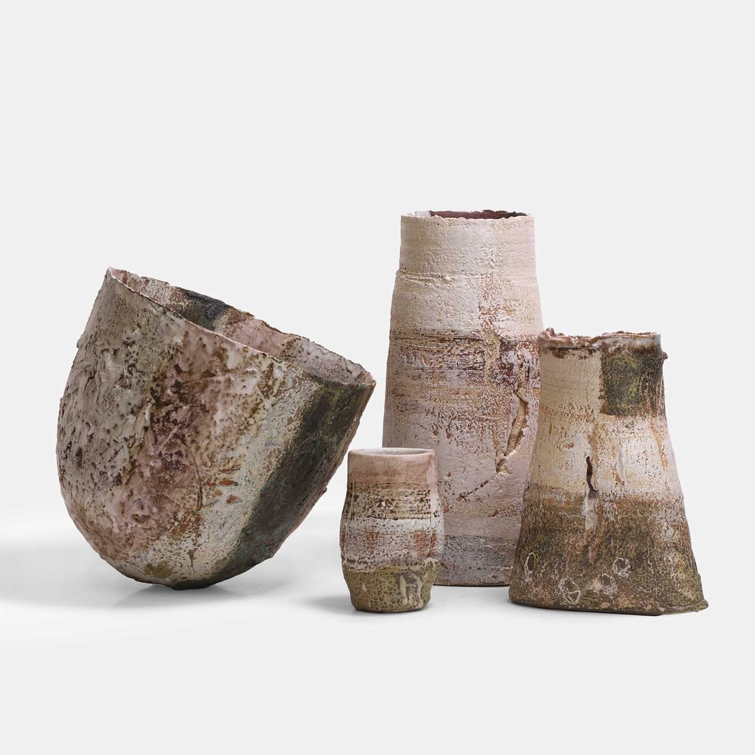 Rachel Wood (British, b.1962), four vessels, - 2
