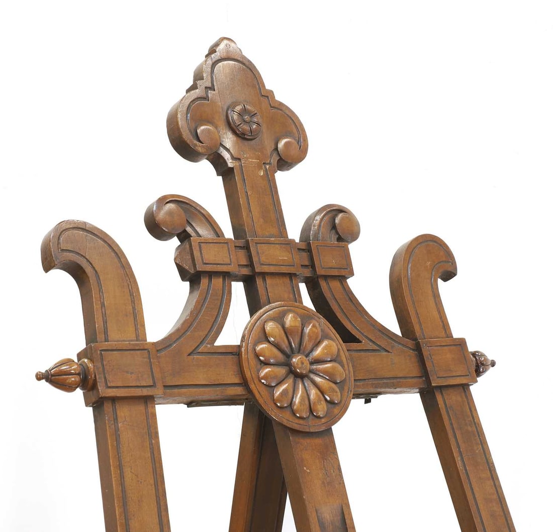 An artists easel, early 20th century, - 2
