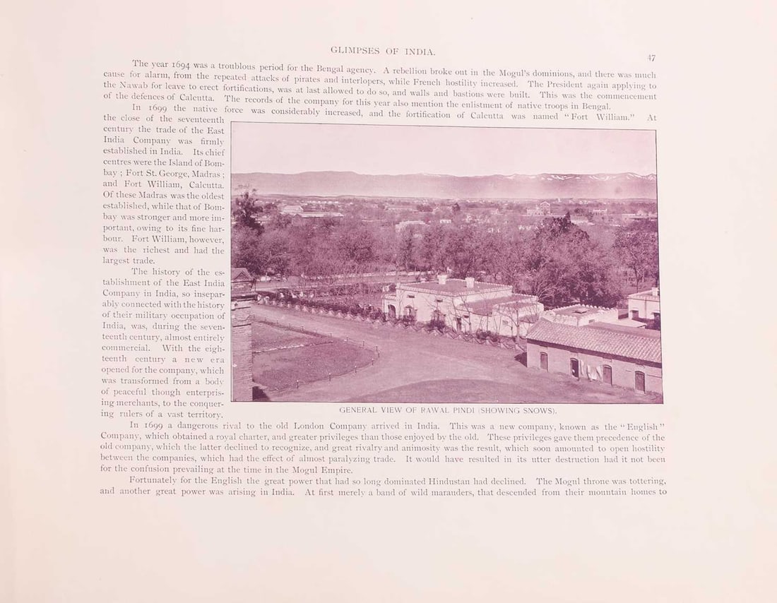 Travel: 1- Furneaux, J H (edit): Glimpses of India a Grand Photographic History - 2
