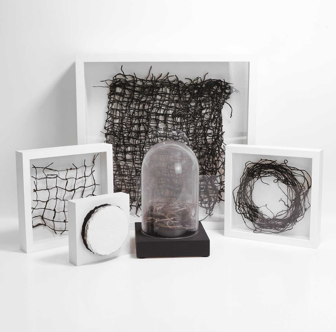 Jane Ponsford (British, contemporary), a collection of five sculptural forms, (1 of 8)