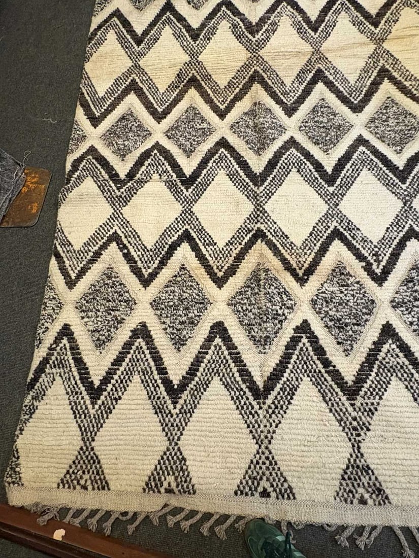 A Berber style wool rug, - 4