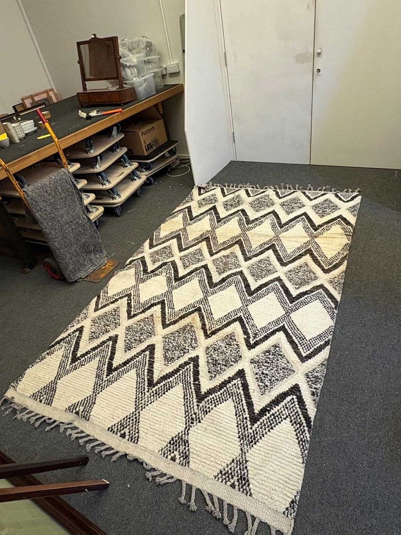 A Berber style wool rug, - 6