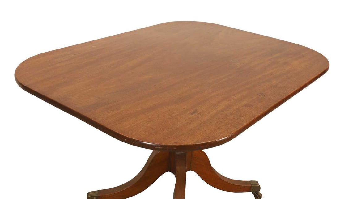 A mahogany breakfast table, 19th century, - 2
