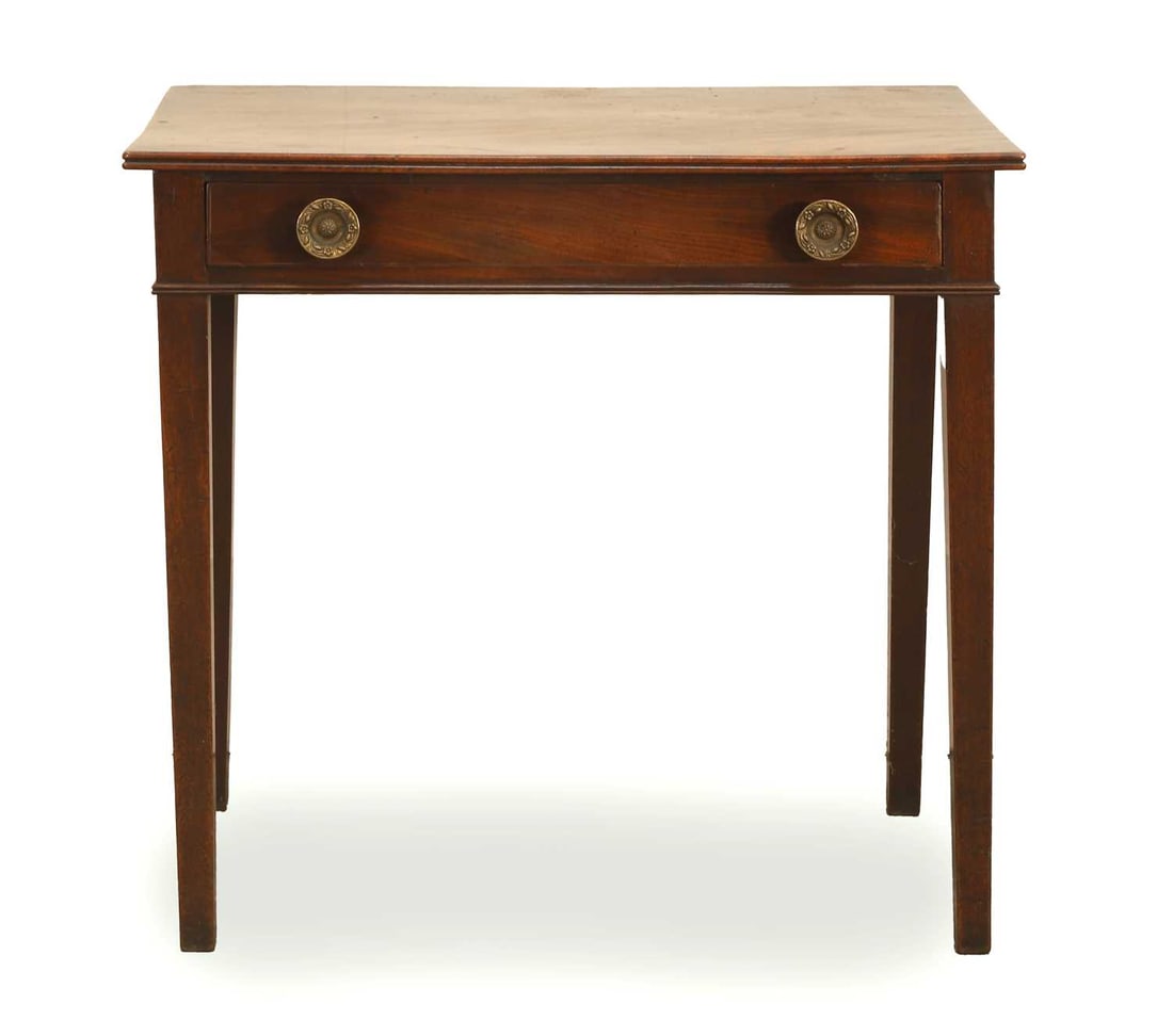 A mahogany breakfast table, 19th century, (1 of 2)