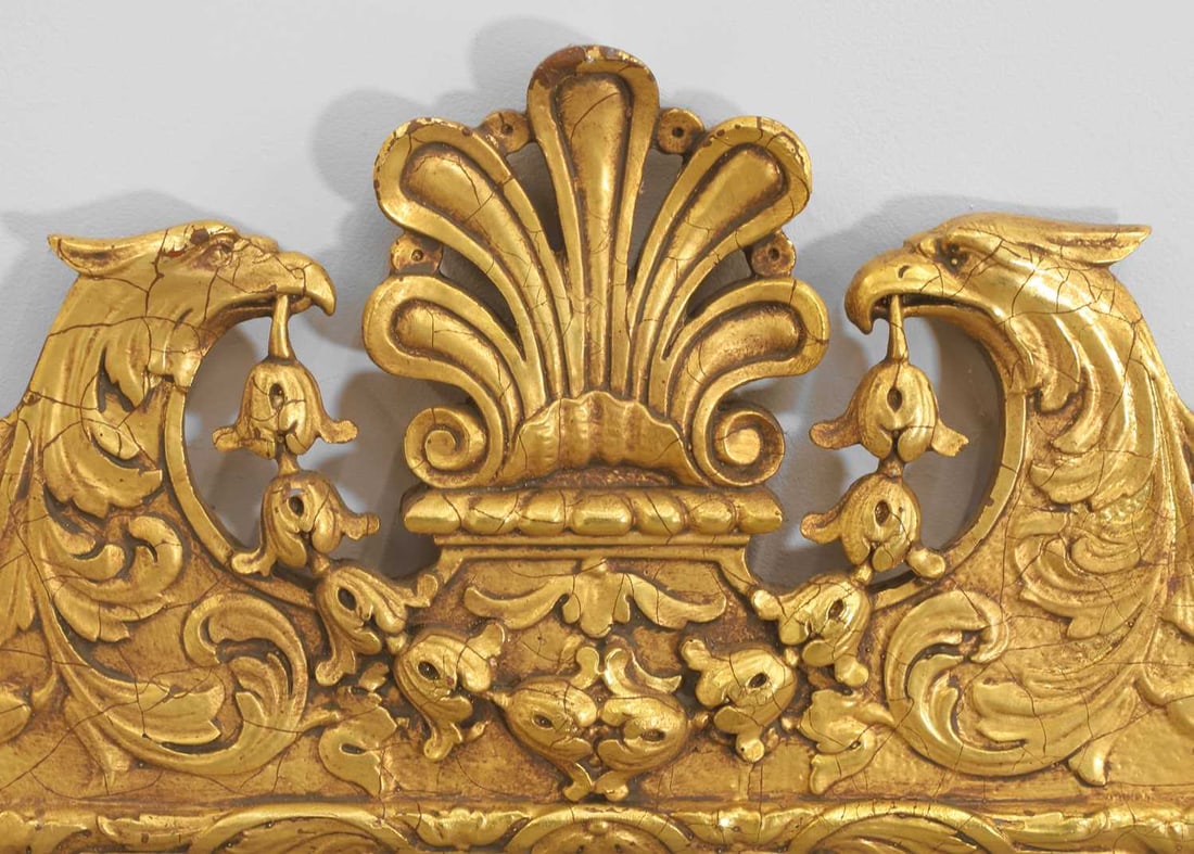 A pair of Regency style gilt wall mirrors, - 3