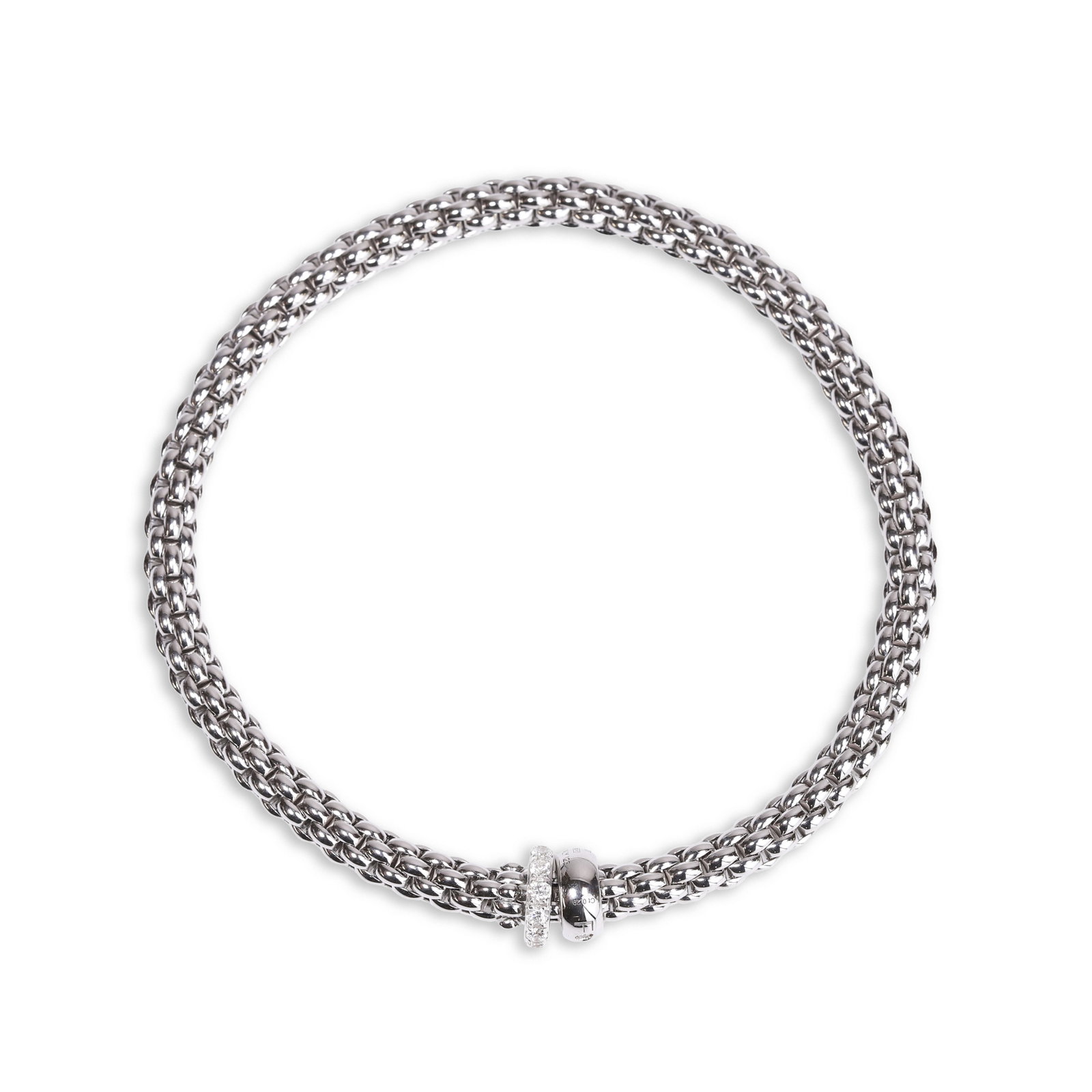 Fope, an 18ct white gold diamond 'Solo Flex'it' bracelet, (1 of 1)