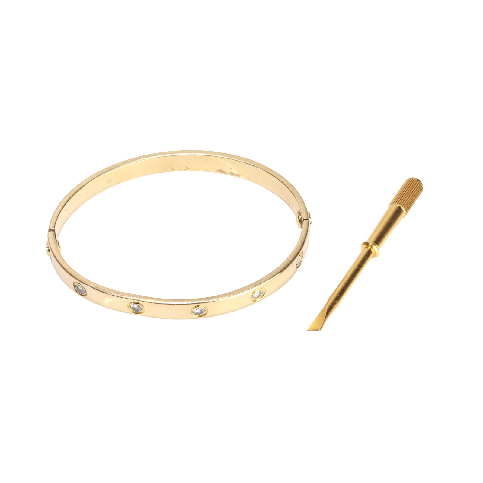 A diamond bangle, - 2