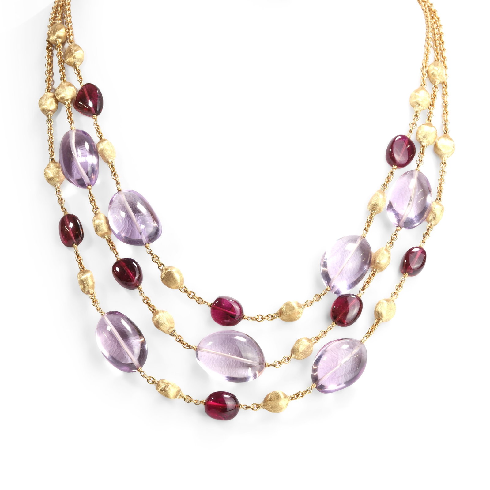 Marco Bicego, an 18ct gold gemstone set 'Confetti' necklace, (1 of 2)