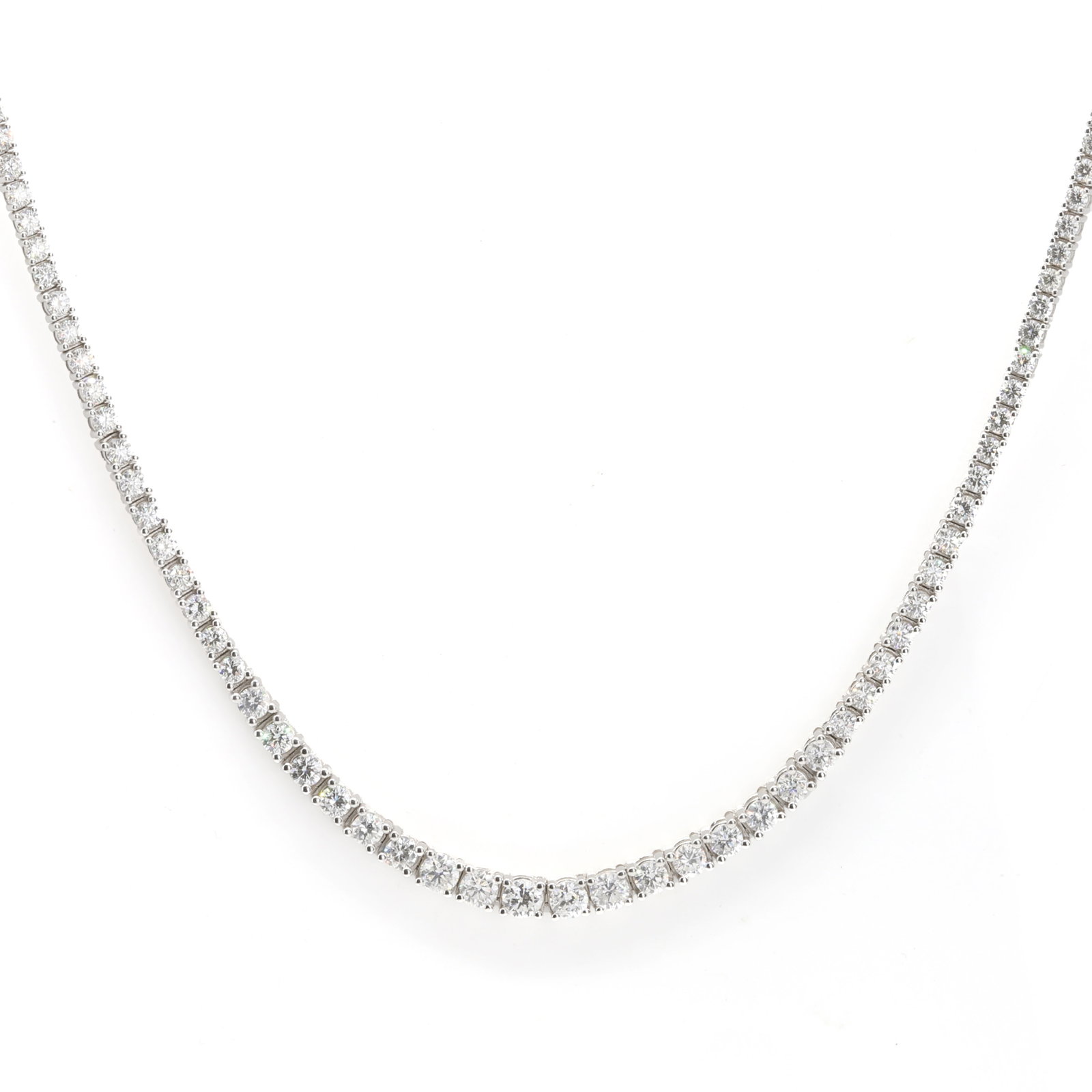 A diamond line necklace, (1 of 2)