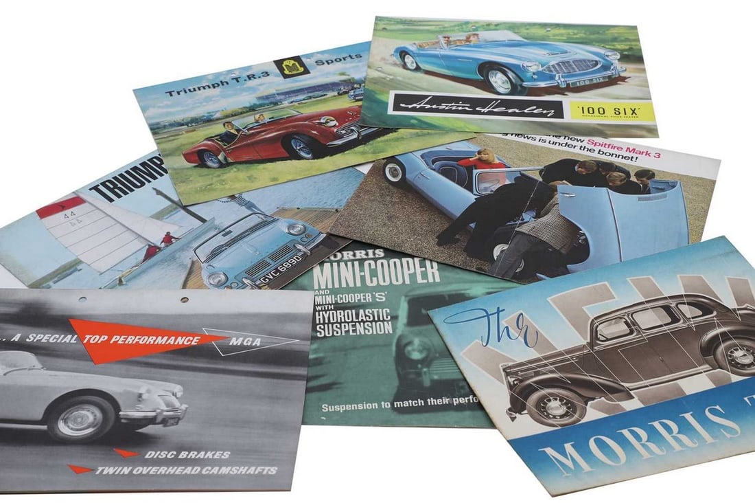 A group of motor sales pieces and ephemera, (1 of 4)