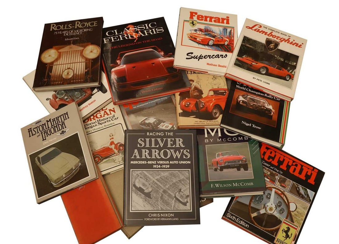 A collection of marque-related books, 20th century and later, (1 of 2)