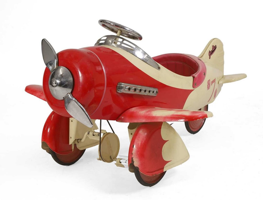 A 'GeeBee' pedal plane, 20th century, (1 of 6)