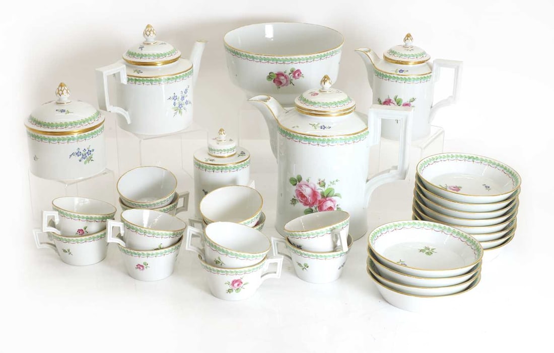A Furstenberg part service, 19th century, (1 of 3)