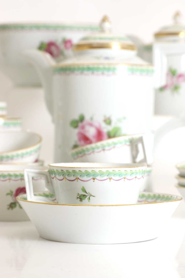 A Furstenberg part service, 19th century, - 2