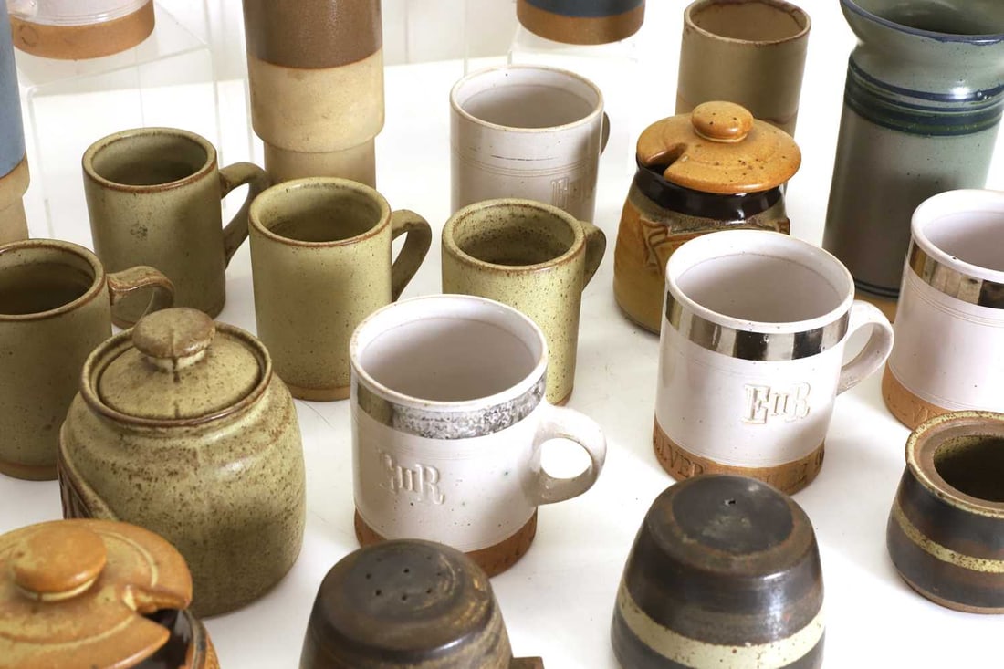 A collection of studio pottery - 2
