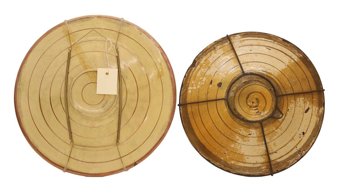 A Hispano-Moresque earthenware lustre dish, 19th century, - 2
