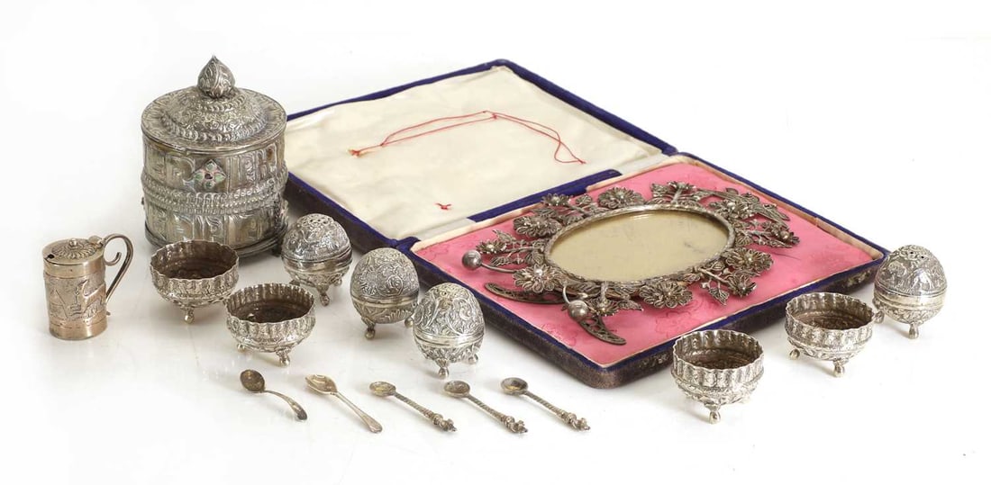 A collection of Indian silver, (1 of 2)