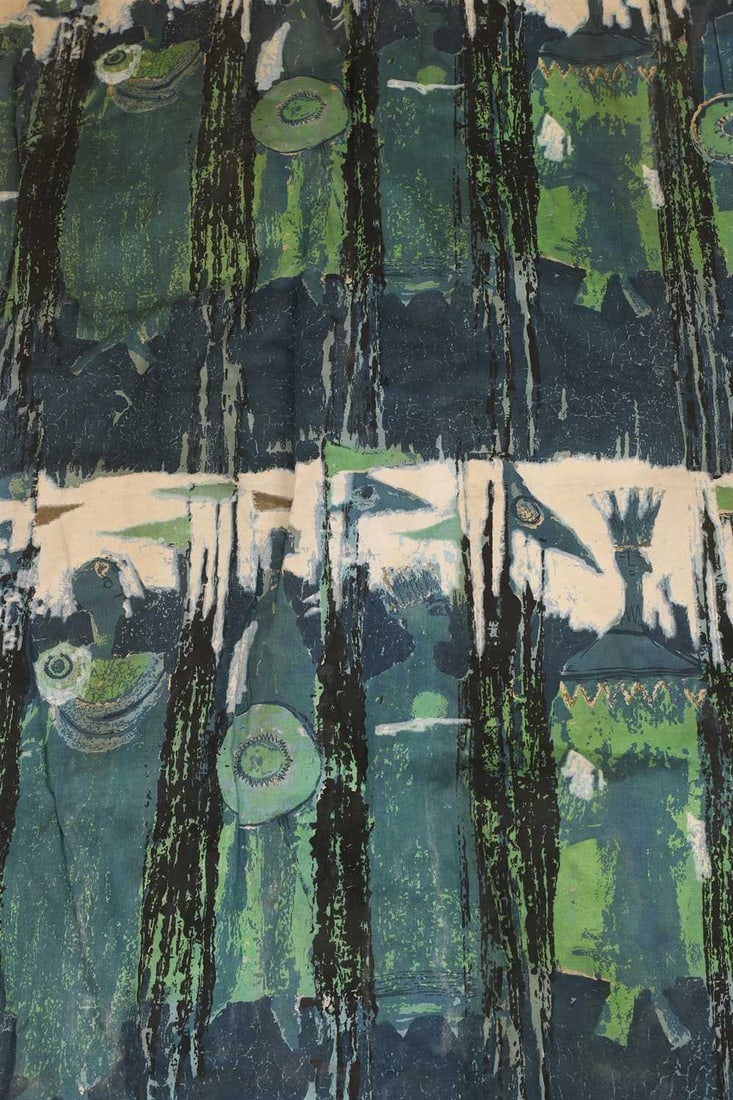 Two printed 'Age of Kings' curtains, designed in 1964 by Tibor Reich (1916-1996) - 2