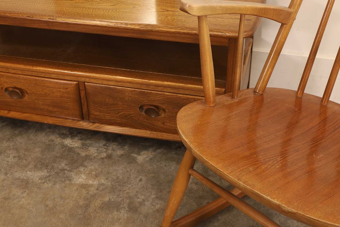 An Ercol Windsor low cabinet, 20th century, - 2
