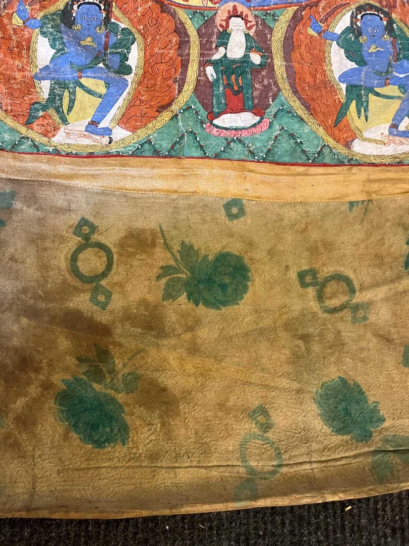 Three Tibetan thangka, 20th century, - 15