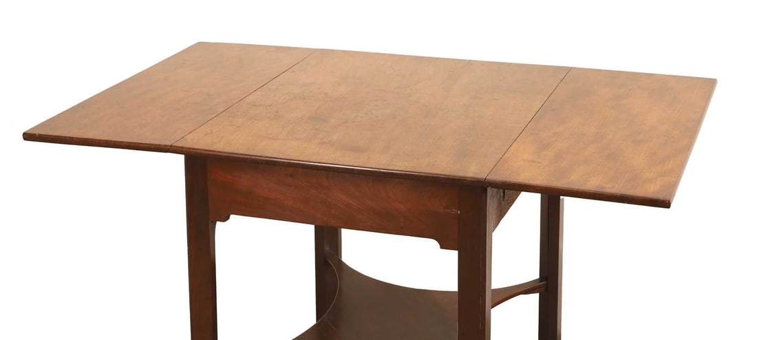 A George III mahogany Pembroke table, later quarter of the 18th century, - 2
