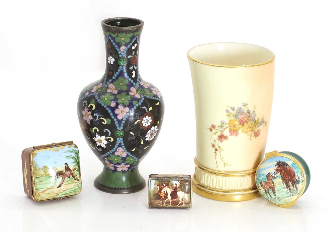 A Royal Worcester blush ivory vase, - 2