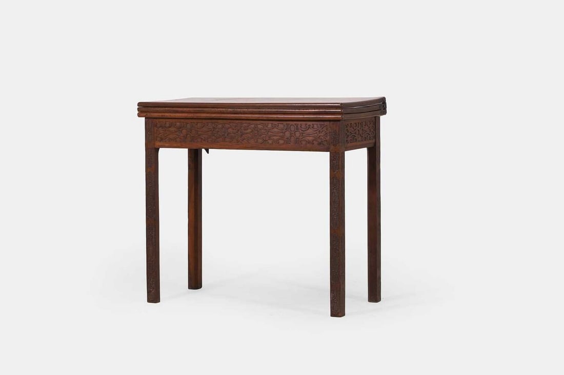 A George III mahogany card table, circa 1760, (1 of 4)